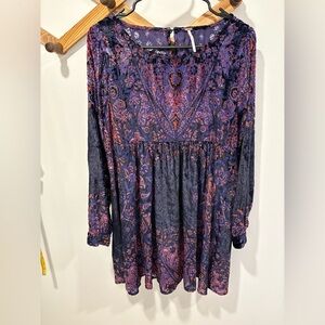 Like new - FREE PEOPLE MIRROR MIRROR DRESS- Size small